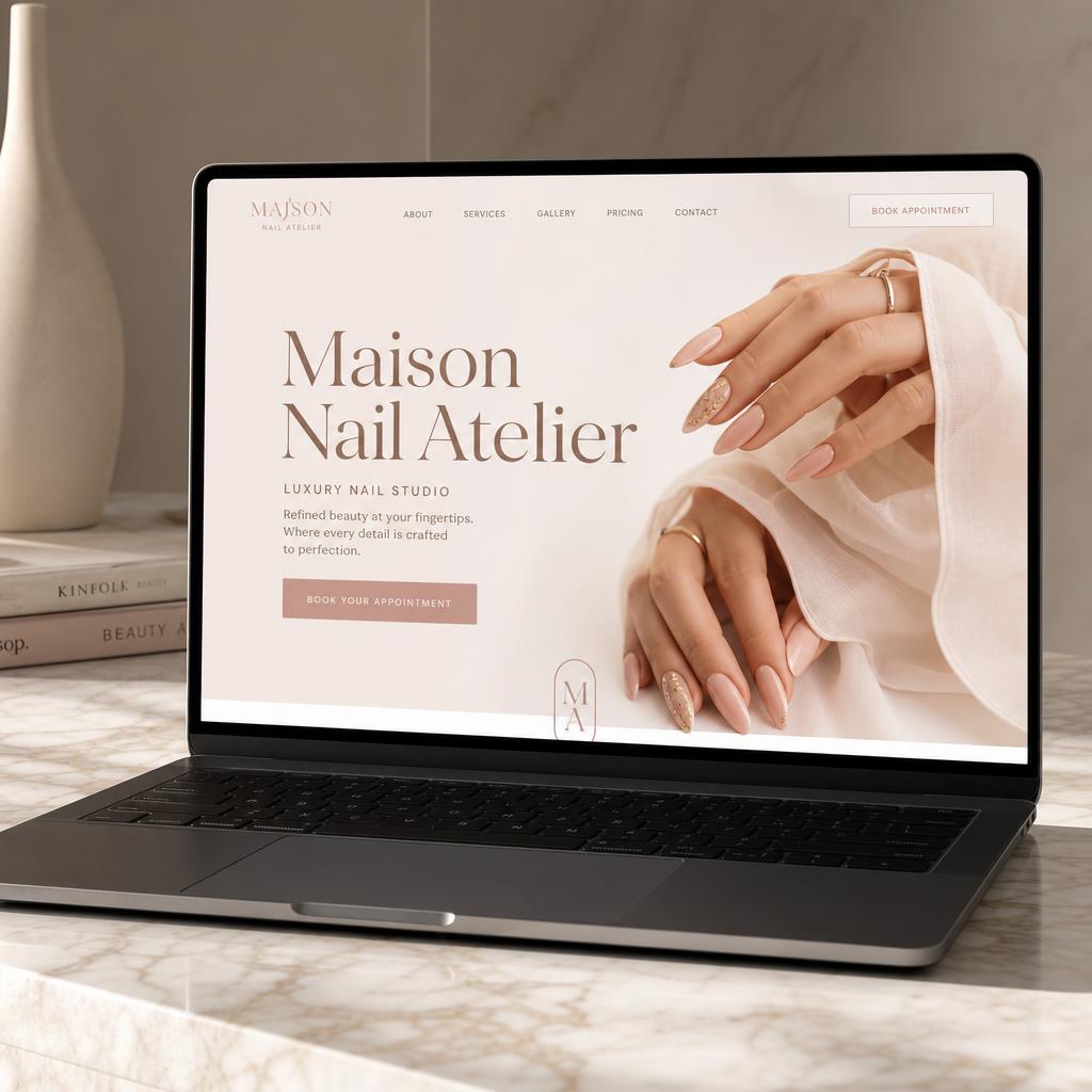 Maison Nail Atelier website preview